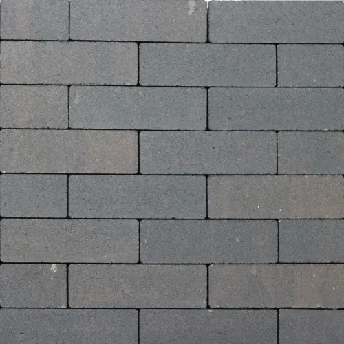 Strackstone Crown GRN+ Dikformaat 21x7x8 vlak havanna/antraciet genuanceerd KOMO PL2-Gekleurde onderlaag van beton met hoge kwaliteit deklaag