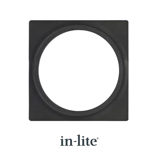 In-Lite PLATE 1 afdekplaat black voor Big Flux - Luna-