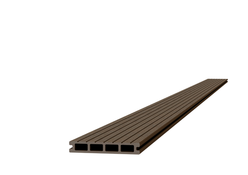 209514 WPC Basic dekdeel 300x14,5x2,3 cm Bruin, 209259 WPC Basic dekdeel 420x14,5x2,3 cm Bruin