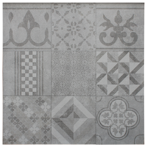 213424 Ceramiton 60x60x3 cm Mosaik grey