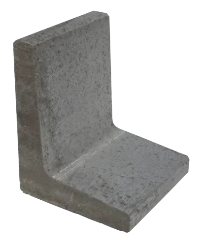 (H) L-element 50x40x40x8 grijs-Functioneel
