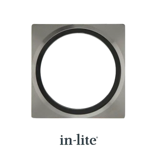 In-Lite PLATE 75 afdekplaat rvs voor Hyve-Fusion-Flux-