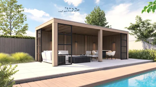 Douglas Overkapping Elegant fijn bezaagd 300x500cm-