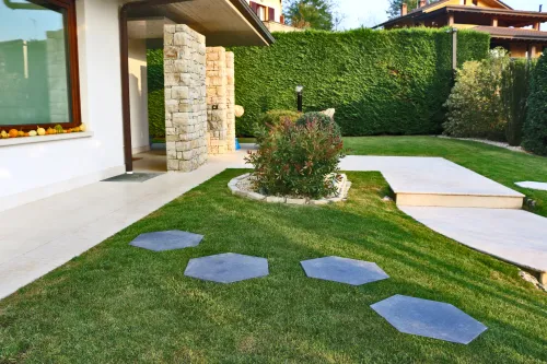 Staptegel Hexagon Basalto o60x52x2cm-