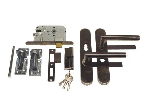 Inbouwslot S-Deur RVS Luxe-