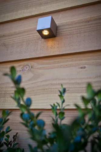 In-Lite Cubid Wall 12V - Rosé Silver-Functionele verlichting op schuttingen en muren