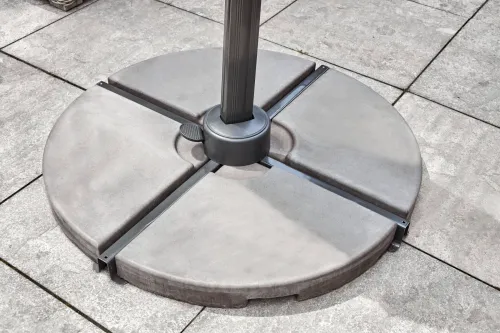 Parasolvoettegel Antraciet 25kg-