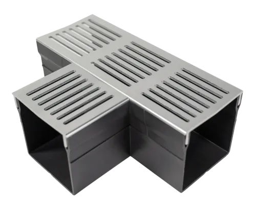 RSSD Aluminium Grijs T-Goot 10x10cm-
