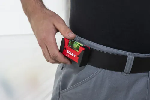 SOLA Compacte waterpas GO! magnetic met clip-