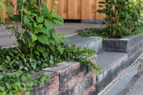 Wallblock Split 10x10x40 Brons-Authentieke uitstraling