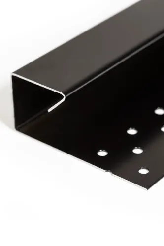 Drainbase Rand Recht Zwart-