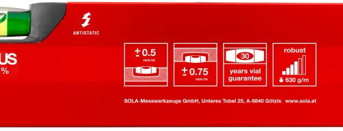 SOLA Alu-waterpas X-profiel BigX 30cm-