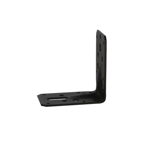 Hoekanker m/ril 90x90x60mm zwart TXT p/stuk-