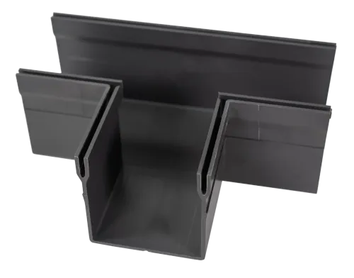 RSSD Aluminium Zwart T-Goot 10x10cm-