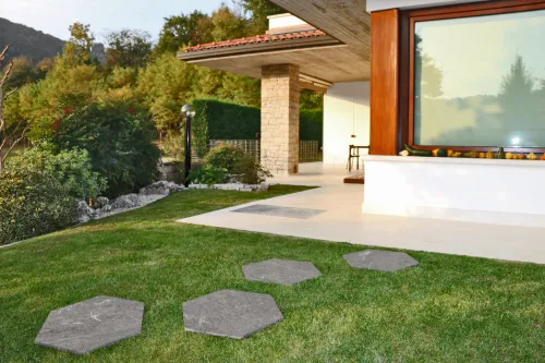 Staptegel Hexagons Grigioni o60x52x2cm-Onderhoudsarm