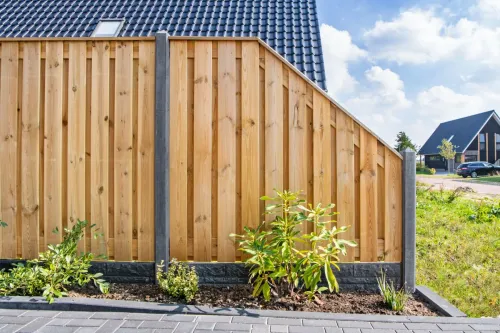 Tuinscherm Breukelen (19+2) Grenen groen geïmpreg.180/90x180-