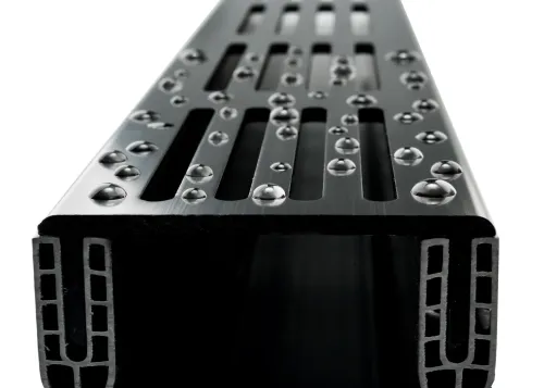 Star Drain 65/100 Lijngoot - Zwart (Aluminium) 100cm-