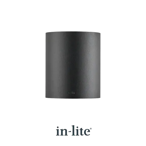 In-Lite Halo Down Wall 12v - Black-Geeft een gebundeld licht naar beneden