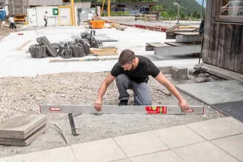 SOLA Strijklat met libel en handgreep SLG 2 200cm-