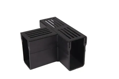 Star Drain 65/100 T-stuk - Premium Zwart (Aluminium)-Verschillende aansluitmogelijkheden