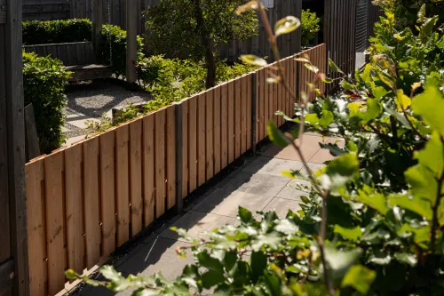 Tuinscherm Breukelen (19+2) Red Class Wood 90x180cm-Geschaafd