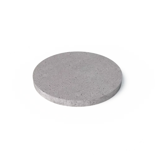 Schellevis Oudhollands Grijs Rond Ø60x7cm-Open en unieke structuur