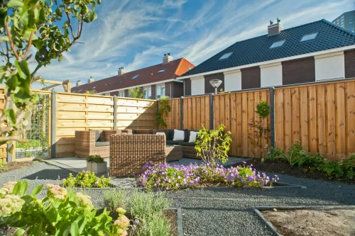 Tuinscherm Breukelen (19+2) Grenen groen geïmpregn.180x180cm-