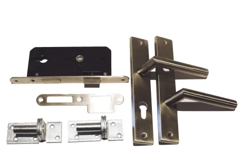Inbouwslotset LANG S-Deur RVS-
