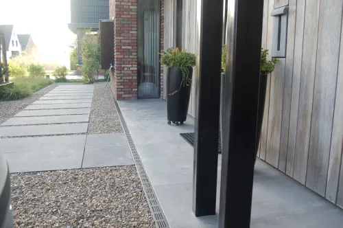 Star Drain 65/100 Lijngoot - Zwart (Aluminium) 100cm-Verschillende aansluitmogelijkheden