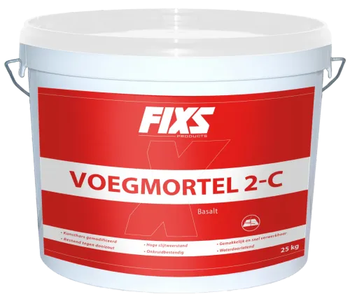 Fixs Voegmortel 2 Componenten Antra 25kg-Gemakkelijk en snel verwerkbaar