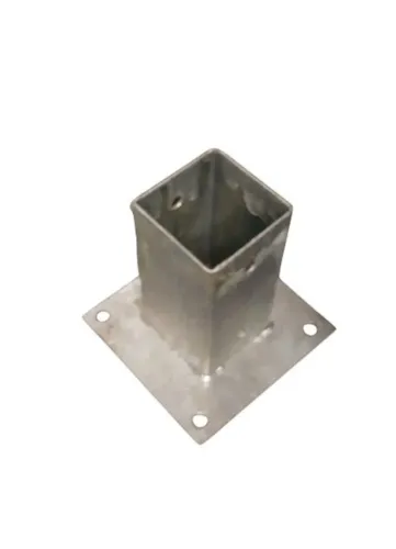 Paalhouder op plaat 71mm FV-