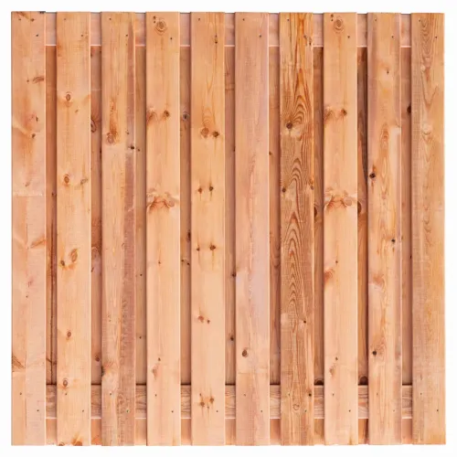 Tuinscherm Breukelen 21-planks (19+2) Red Class Wood 180x180-Red Class Wood geïmpregneerd vuren