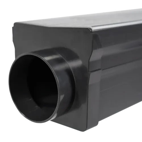 Star Drain Mini 65/60 - Gooteindstuk open 50mm zijuitloop-Verschillende aansluitmogelijkheden