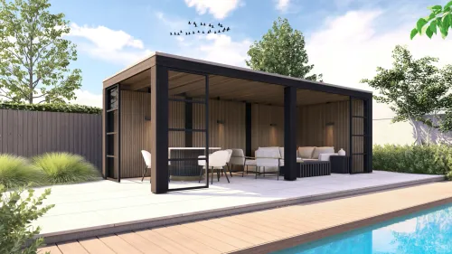 Douglas Overkapping Elegant fijn bezaagd 300x500cm-