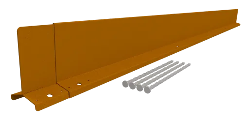 Hardline Borderrand Cortenstaal 15cm lengte 220cm incl. 4 grondnagels en verbindingsset-
