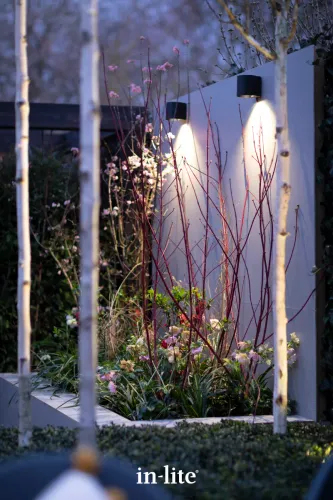 In-Lite Halo Down Wall 100-230v - Black-Weersbestendig