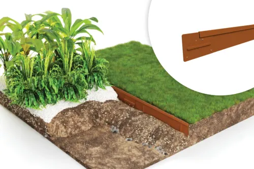 Rigidline (WS) Corten 10x220cm-Hoogwaardige kwaliteit