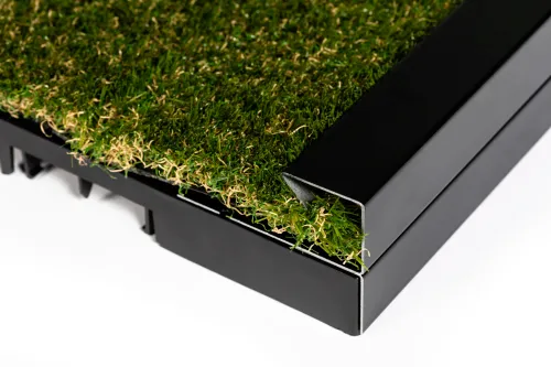 Drainbase Rand Recht Zwart-