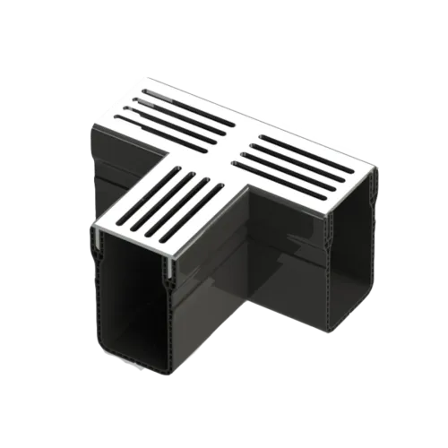 Star Drain 65/100 T-stuk - Grijs (Aluminium)-Optimale waterafvoer