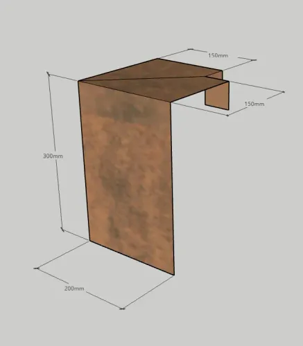 8cm Corten-