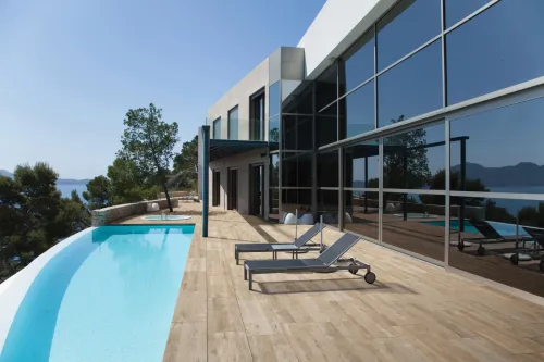 Ceradin Wood Driftwood Brown 40x120x2cm /1st-Onderhoudsarm