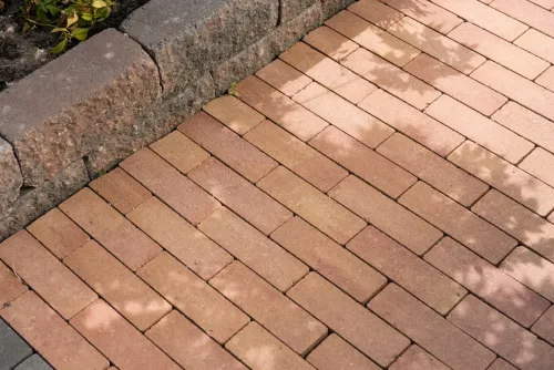 Strackstone+ Dikformaat 21x7x8 vlak wijnrood/oker genuanceerd PL3-Stabiel en grip