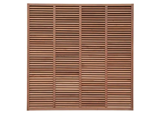 Keruing Trellis 26 Louvre 180x180cm Premium-Levensduur van 20-25 jaar