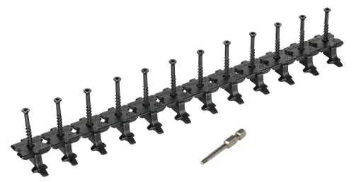 TimberTech EgdeLoc bevestigingsclips (175 clips+schroef) 5mm-Nette afwerking van de randen van je terras
