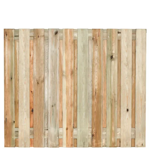 Tuinscherm Breukelen (19+2) Grenen groen geïmpregn.150x180cm-Groen geïmpregneerd grenen