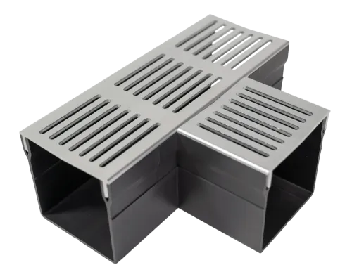 RSSD Aluminium Grijs T-Goot 10x10cm-