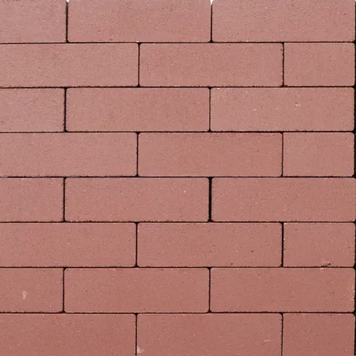 Strackstone Crown GRN+ Dikformaat 21x7x8 vlak wijnrood KOMO PL2-Gekleurde onderlaag van beton met hoge kwaliteit deklaag