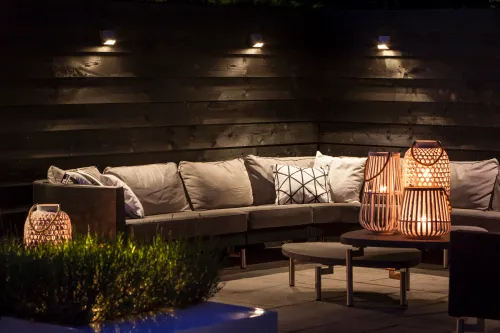 In-Lite Wedge Wall 12V - Rosé Silver-Weersbestendig