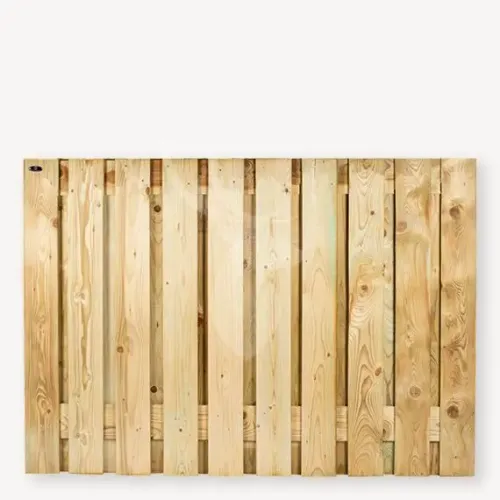 Tuinscherm Vleuten (19+2) Vuren groen geïmpregneerd 180x130-Groen geïmpregneerd vuren