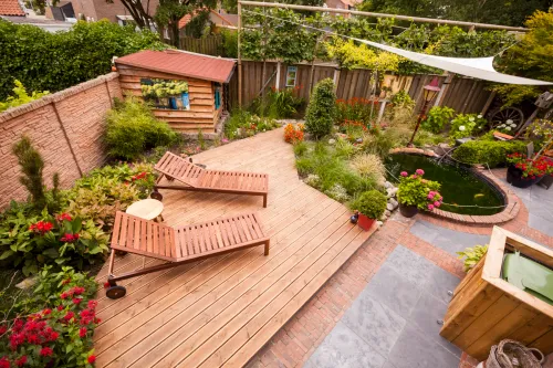 Vlonderdeel/dekdeel Douglas Gedroogd en Gescha. 2